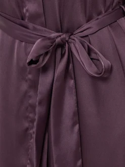 Rood - Long Tall Sally Satin Maxi Robe