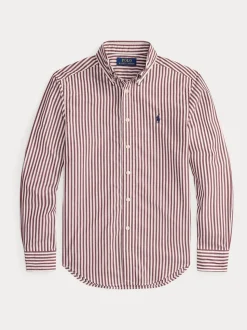 Rood - Polo Ralph Lauren Boys Stripe Shirt