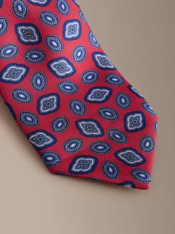 Rood - Signature Silk Italian Geometric Tie