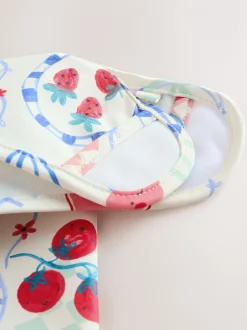 Rood - Slabbetje met mouwen voor spenen en voeden