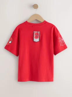 Rood - Spiderman T-shirt met korte mouwen (3-16jr)