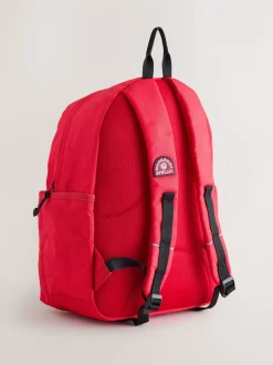 Rood - Superdry Back to School Embroidered Varsity Badge Logo Backpack