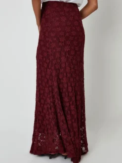 Rood - Threadbare Pull On Lace Maxi Skirt