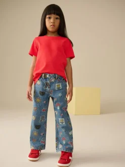Rood - T-shirt (3-16 jr)