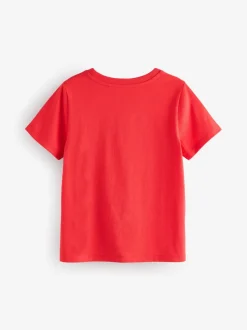 Rood - T-shirt (3-16 jr)