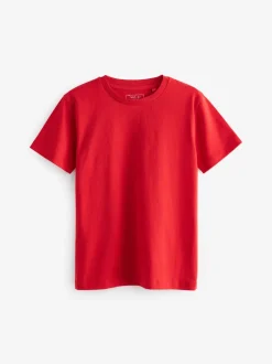 Rood - T-shirt met korte mouwen (3-16jr)