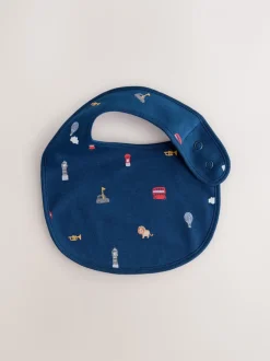 Rood - Verpakking met 3 babyslabbetjes