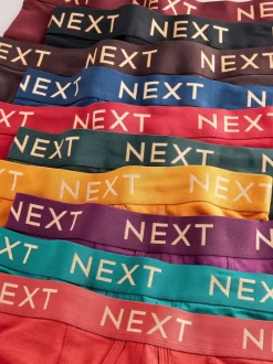 Rood - Verpakking van 10 - Boxershorts met A-voorkant