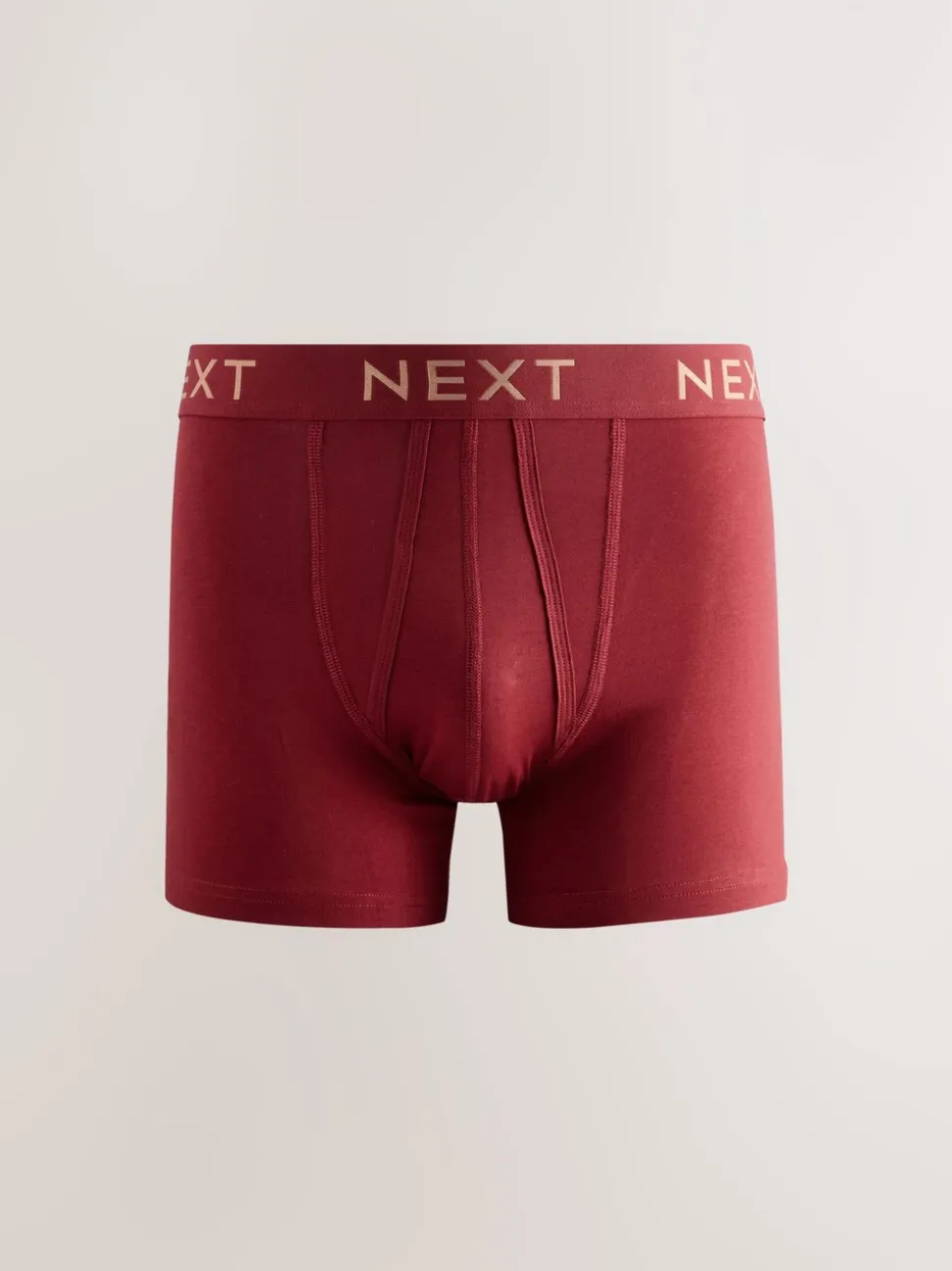 Rood - Verpakking van 10 - Boxershorts met A-voorkant