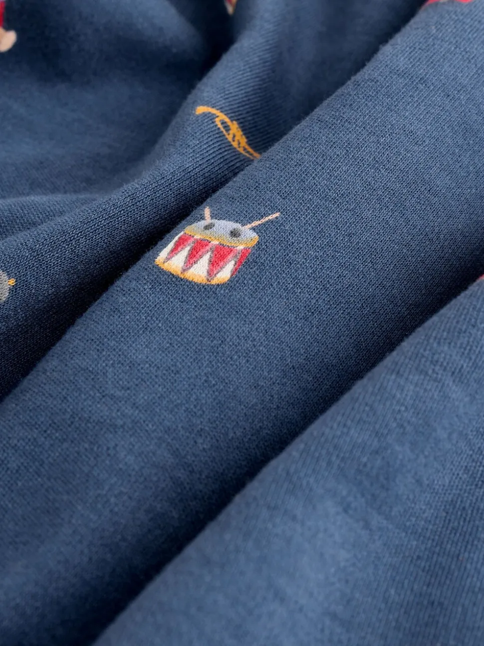 Rood met beer - Verpakking van 3 babypyjama's (0-2jr)