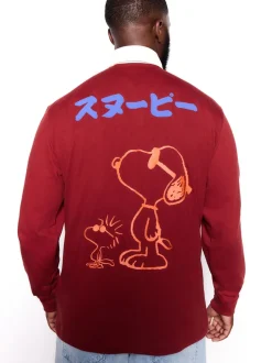 Rood Snoopy - Rugbyshirt