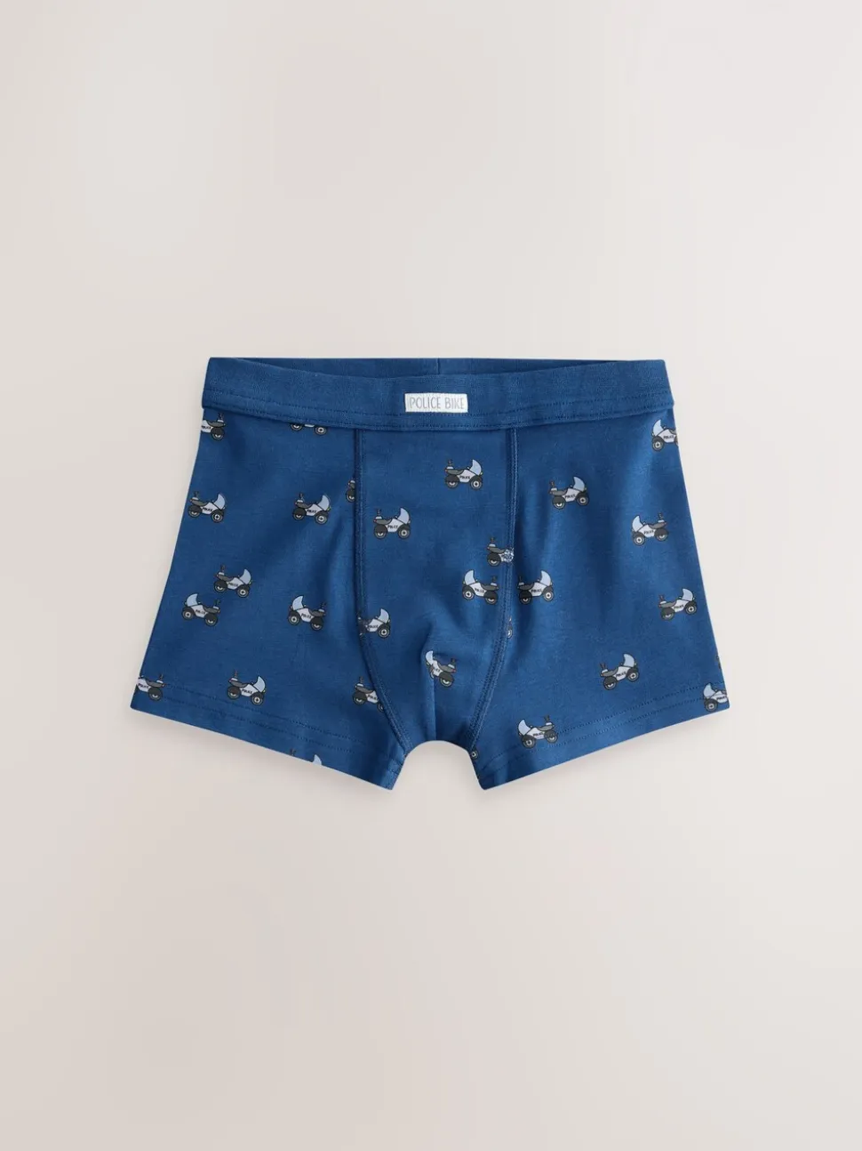 Rood/blauw met hulpvoertuigenprint - Verpakking van 7 boxershorts (1,5 - 12 jr)