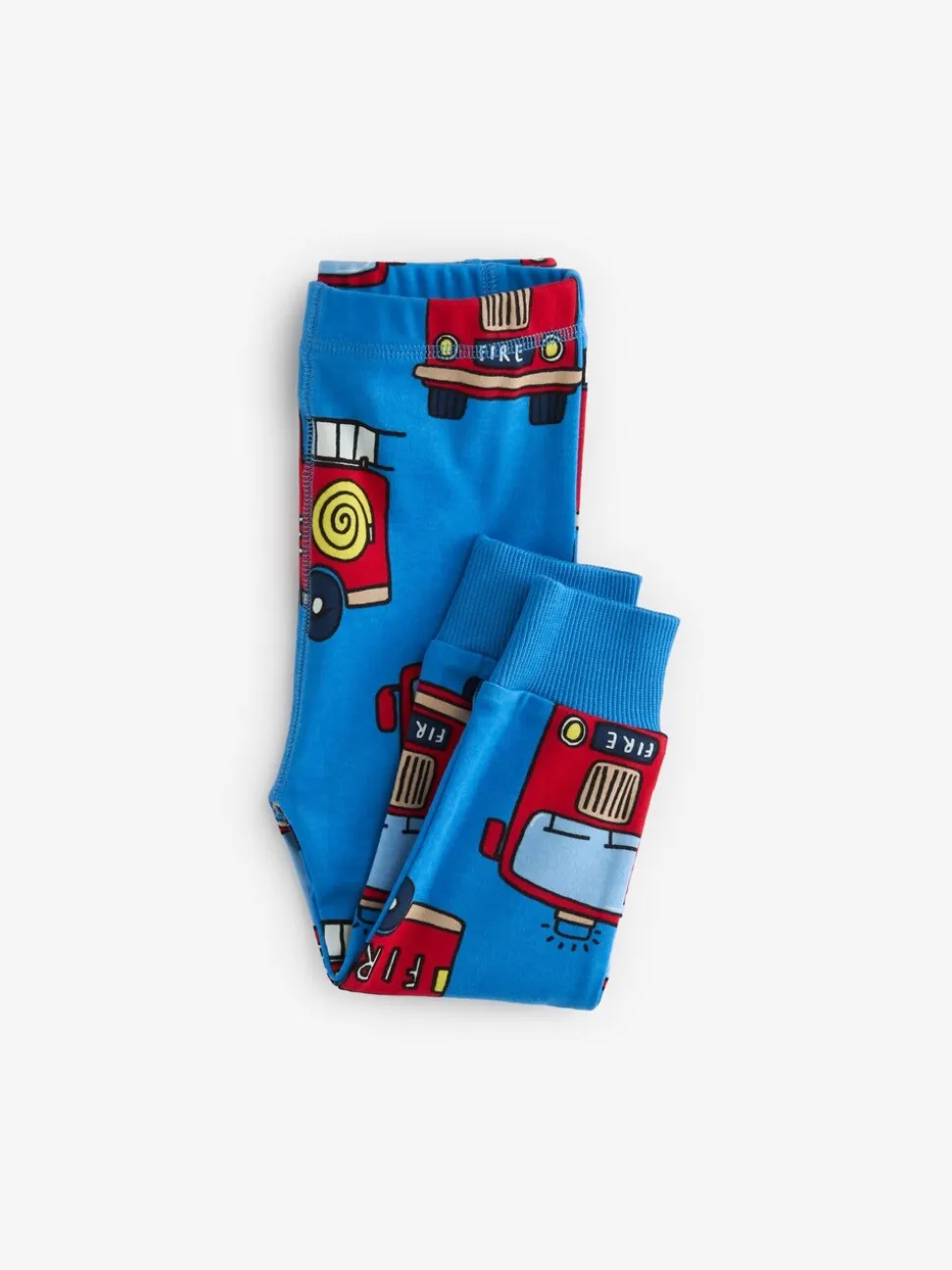Rood/blauw met hulpvoertuigenprint - Mini Knusse Pyjama's 3 Set (9mnd-10jr)