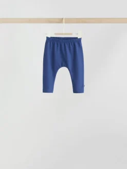 Rood/blauw/crème - 6 -delige set van top met lange mouwen en leggings (0mnd -3jr)