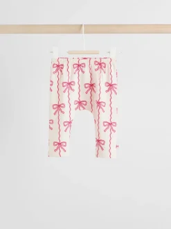 Rood/crèmekleurig - Baby Strik Sweater en Leggings Set 2 Pieces (0mnd-2jr)
