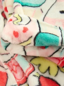 Rood/ecru - Squishmallow Badjas (5-16jr)