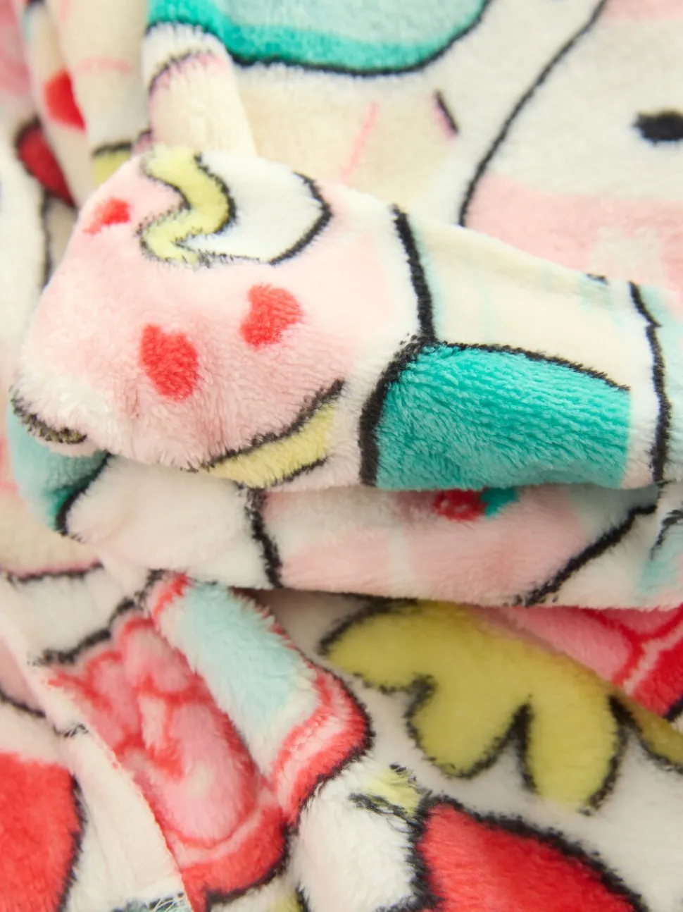 Rood/ecru - Squishmallow Badjas (5-16jr)