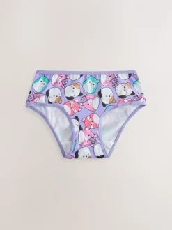 Rood/groen - 100% katoenen Squishmallow Onderbroeken set van 5 (5-14jr)