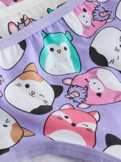Rood/groen - 100% katoenen Squishmallow Onderbroeken set van 5 (5-14jr)