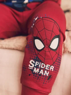 Rood/marineblauw Spiderman - Verpakking van 2 knusse pyjama's (12 mnd-10 jr)