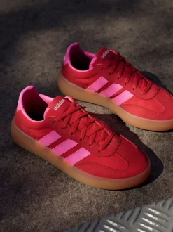 Rood/roze - adidas Barreda Decode vetersneakers voor junioren