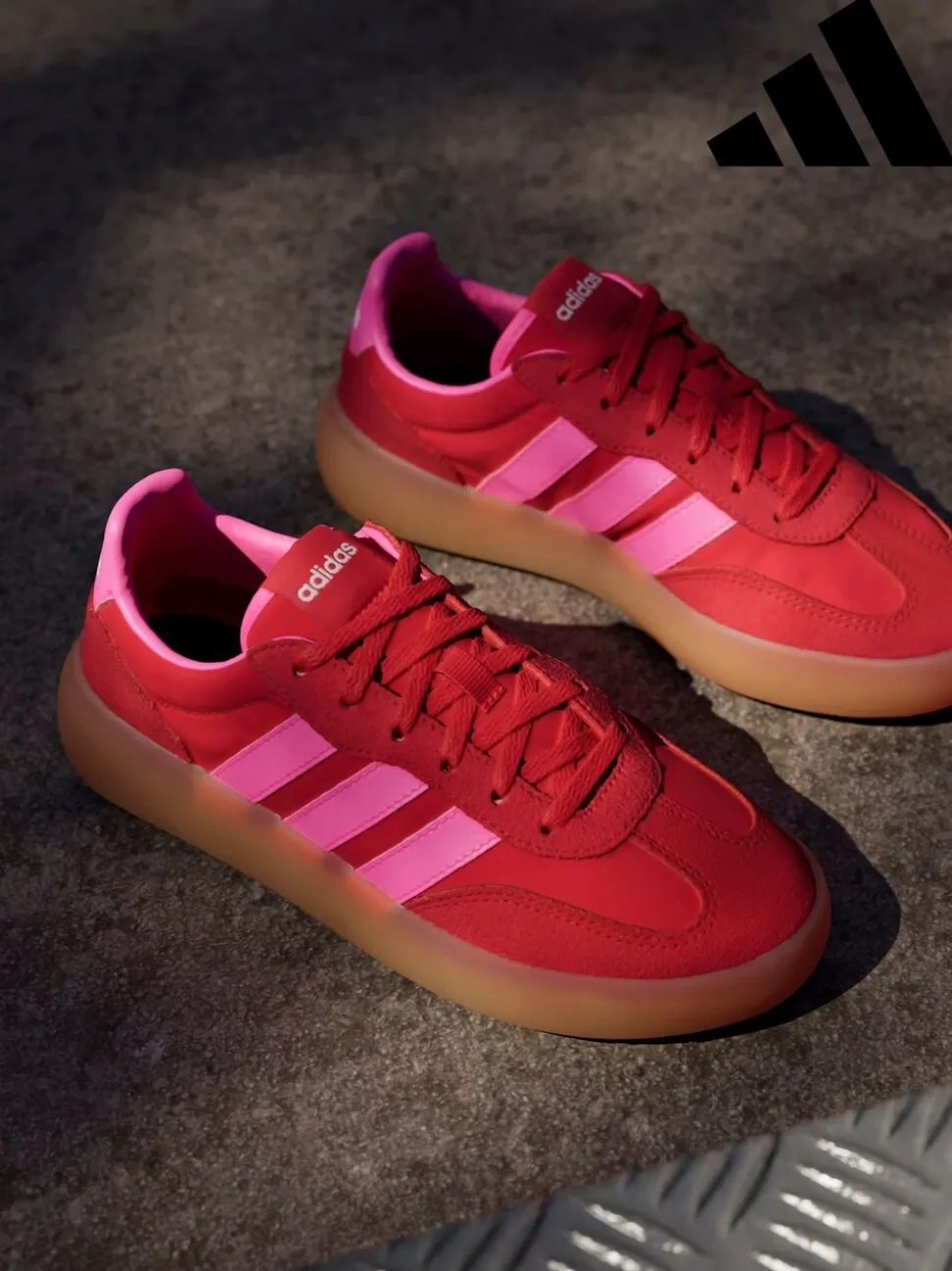Rood/roze - adidas Barreda Decode vetersneakers voor junioren