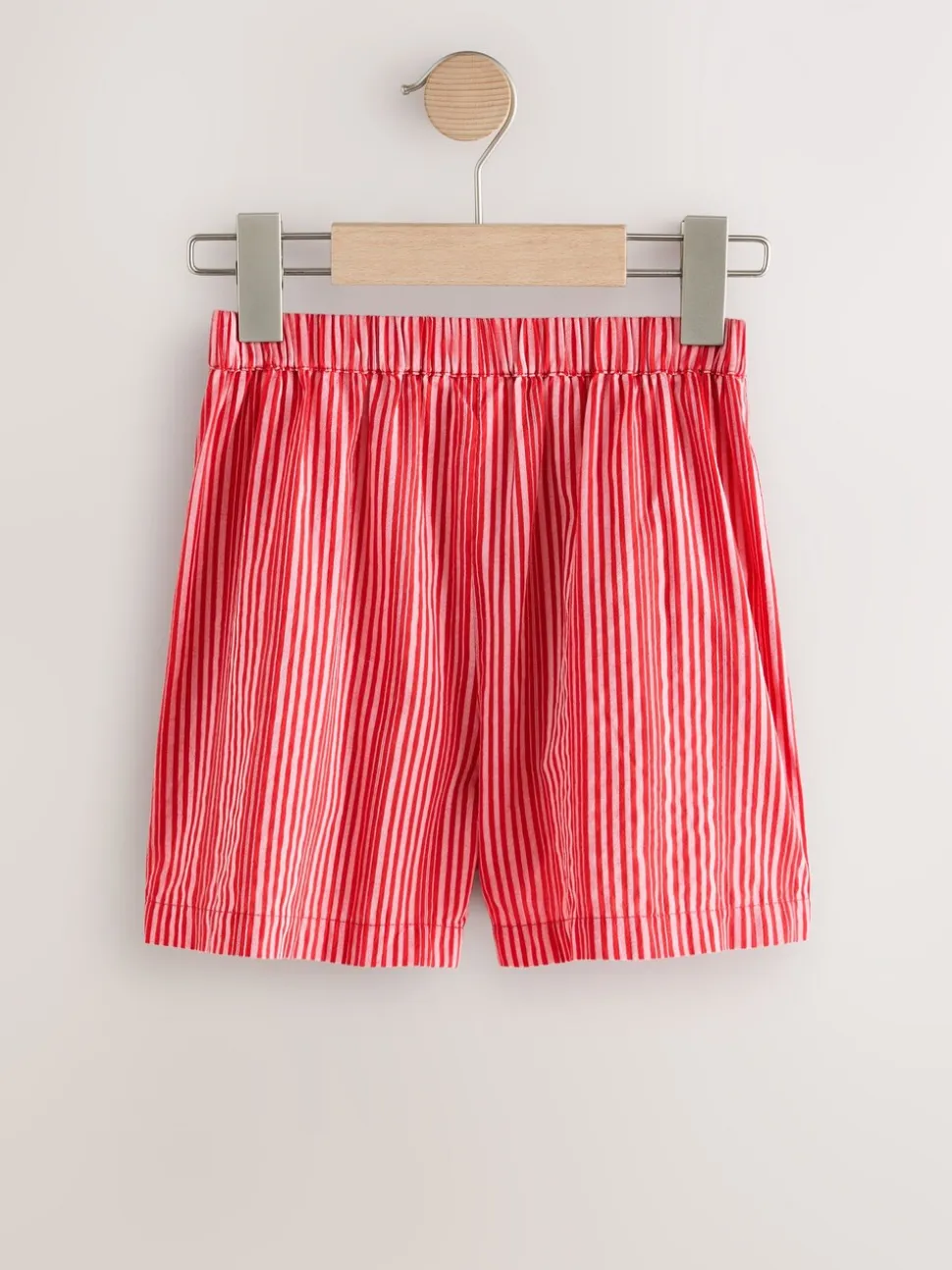 Rood/roze - Korte broek met strepen (3-16jaar)