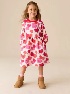 Rood/roze - Little Bird by Jools Oliver Skater Sweatjurk