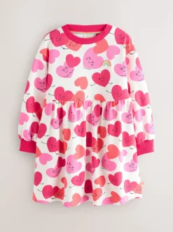 Rood/roze - Little Bird by Jools Oliver Skater Sweatjurk