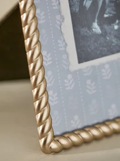 Rope Twist Metal Photo Frame