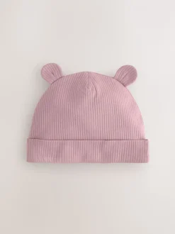 Roze - 3 Pack Baby Mutsjes (0-18mnd)