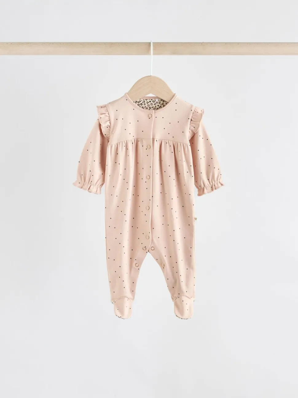 Roze - 3 Pack Baby slaappakjes met bijpassende tulbanden (0mnd-2jr)