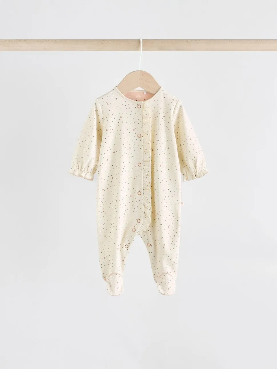 Roze - 3 Pack Baby slaappakjes met bijpassende tulbanden (0mnd-2jr)