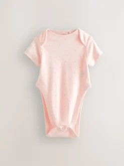 Roze - 3 Pack Hip Dysplasia Short Sleeve Baby Bodysuits