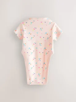 Roze - 3 Pack Hip Dysplasia Short Sleeve Baby Bodysuits