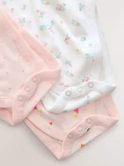 Roze - 3 Pack Hip Dysplasia Short Sleeve Baby Bodysuits