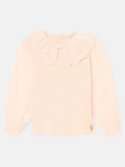 Roze - Angel & Rocket Elise Bow Collar Long Sleeve Blouse