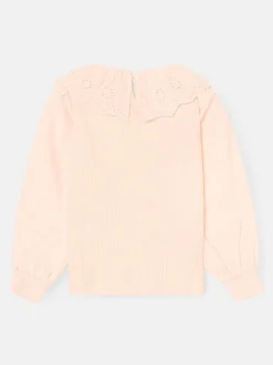 Roze - Angel & Rocket Elise Bow Collar Long Sleeve Blouse