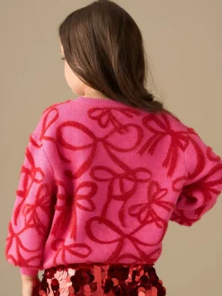 Roze - Angel & Rocket Livia Bow Eyelash Jumper
