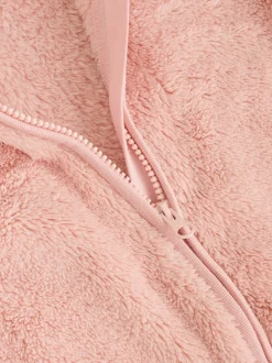 Roze - Baby kinderwagenpak van fleece (0mnd -2jr)