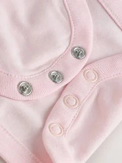 Roze - Baby Set van bretelbroeken en Bodysuits met Lange mouwen, 2 Pieces (0mnd -3jr)