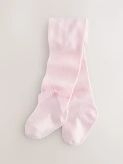 Roze - Babymaillot met strik (0mnd-2jr)