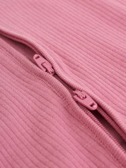 Roze - Babypyjama's met tweewegrits (0-2jr)