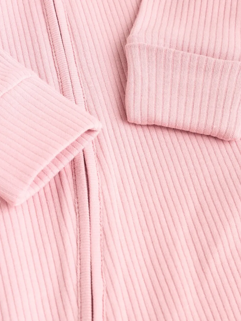 Roze - Babypyjama's met tweewegrits (0-2jr)