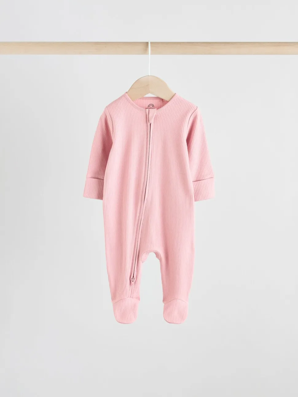 Roze - Babypyjama's met tweewegrits (0-2jr)