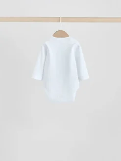 Roze - Babyrompertjes met lange mouwen