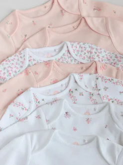 Roze - Babyrompertjes met lange mouwen