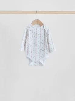 Roze - Babyrompertjes met lange mouwen