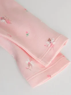 Roze - Babyrompertjes met lange mouwen