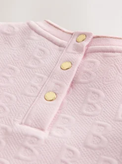 Roze - Baker by Ted Baker jacquard jurk